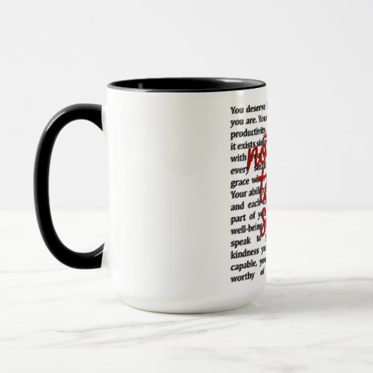 Note To Self マグカップ (左)