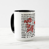 Note To Self マグカップ (正面左)