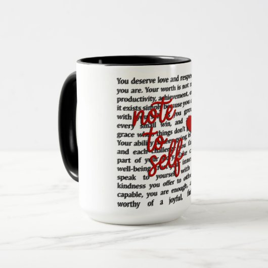 Note To Self マグカップ (正面左)