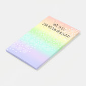 Note to Self Blursday Rainbow Post-It Notes ポストイット (アングル)