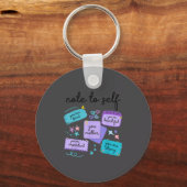 Note To Self You Suicide Prevention Awareness キーホルダー (正面)