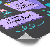 Note To Self You Suicide Prevention Awareness  ポスター (角)