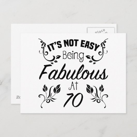 NotEasy70a ポストカード (正面/裏面)