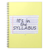 Notebookおもしろいな大学教授 ノートブック (正面)