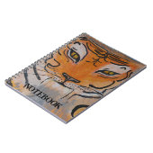 NOTEBOOKデザインBY ARTIST PAULA REILLY. ノートブック (左側)