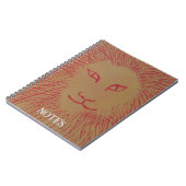 NOTEBOOKデザインBY ARTIST PAULA REILLY. ノートブック (左側)