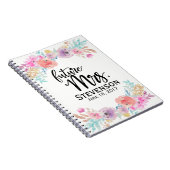 Notebook花水色未来の夫人 ノートブック (右側)