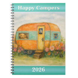 Notebook | 2026 Campers Retro Travel Journal ノートブック