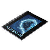 Notebook Bald Eagle Heart Love 1 ノートブック (左側)