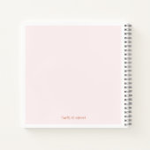 Notebook cake design ノートブック (裏面)