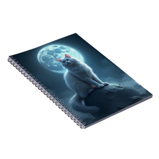 notebook cat and the moon ノートブック (右側)