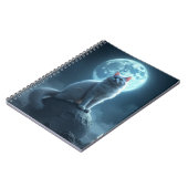 notebook cat and the moon ノートブック (左側)