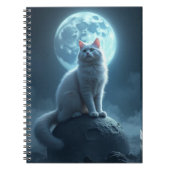 notebook cat and the moon ノートブック (正面)