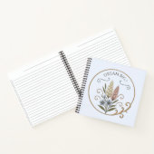 notebook, floral and sophisticated, Dream big. ノートブック (内部)