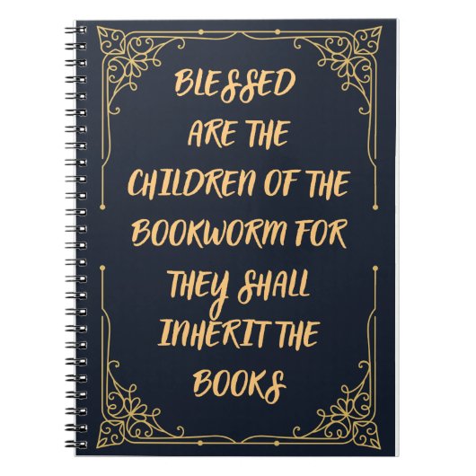 Notebook for Booklovers ノートブック (正面)