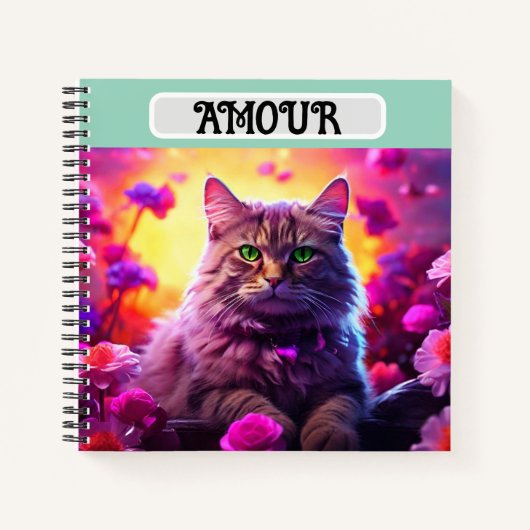 Notebook for Cat Lovers ノートブック (正面)
