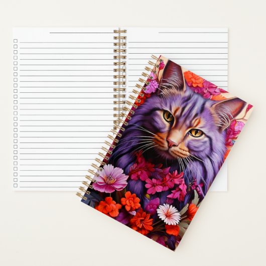 Notebook for Cat Lovers ノートブック (内側)