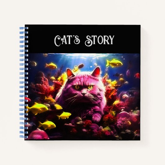 Notebook for Cat Lovers ノートブック (正面)