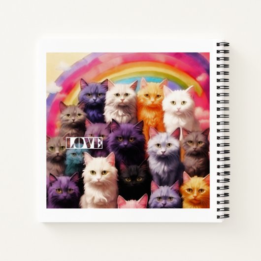 Notebook for Cat Lovers ノートブック (裏面)