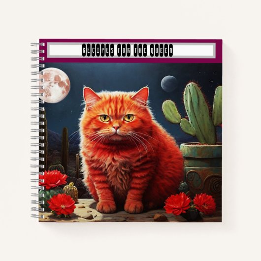 Notebook for Cat Lovers ノートブック (正面)