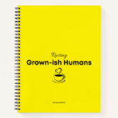Notebook for Moms Raising Grown-ish Humans ノートブック (正面)