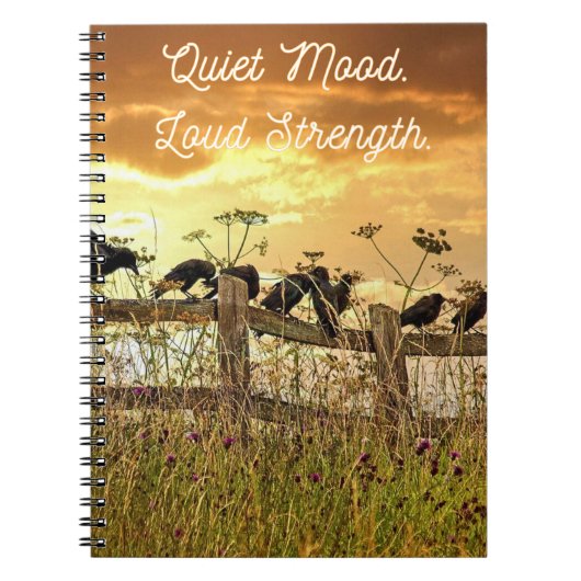 Notebook for When You Just Need to Feel Strong  ノートブック (正面)