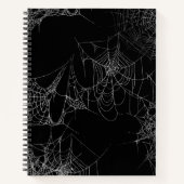 Notebook Halloween Spider Web ノートブック (正面)