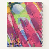 Notebook Journal in the はっきりした Cottonデザイン ノートブック (裏面)