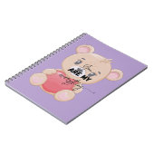 Notebook | lovers gifts | gifts idea | bear design ノートブック (左側)