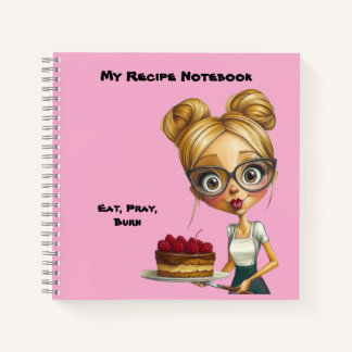 Notebook. My recipe book. With humor. ノートブック