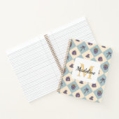 Notebook Name Magic Academy Wizard School Blue ノートブック (内部)