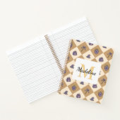 Notebook Name Magic Academy Wizard School Gold ノートブック (内部)