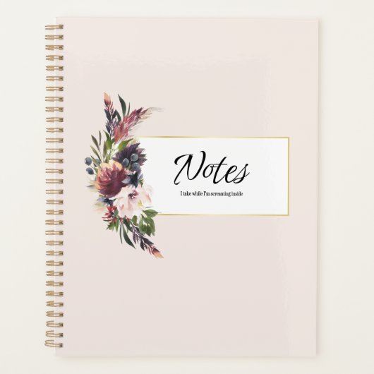 Notebook of Internally Screaming プランナー手帳 (正面)