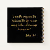 Notebook Personalized Jesus Prayer Journal faith ノートブック (裏面)