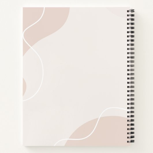 Notebook Quotes – “Notes Today, Genius Tomorrow” ノートブック (裏面)