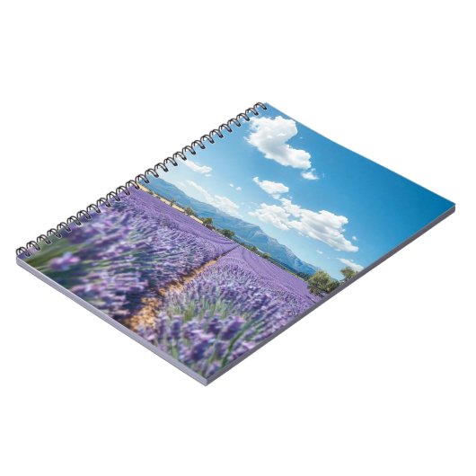 Notebook With A Outdoor Landscape With Mountains ノートブック (左側)