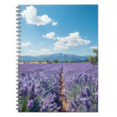 Notebook With A Outdoor Landscape With Mountains ノートブック (正面)