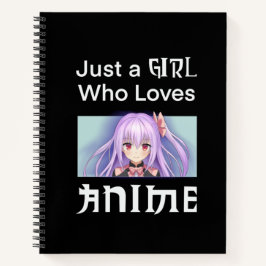Notebook With Anime Girl ノートブック