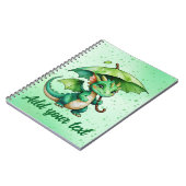 Notebook with Baby Dragon Art ノートブック (左側)