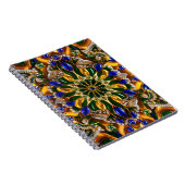 Notebook with Brazil Colors抽象デザイン ノートブック (右側)