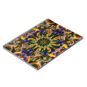 Notebook with Brazil Colors抽象デザイン ノートブック (左側)