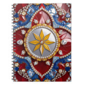 Notebook with Columbia Colors抽象デザイン ノートブック (正面)