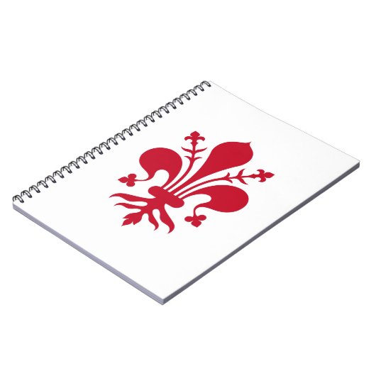 Notebook with Flag of Florence，イタリア ノートブック (左側)