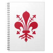 Notebook with Flag of Florence，イタリア ノートブック (正面)