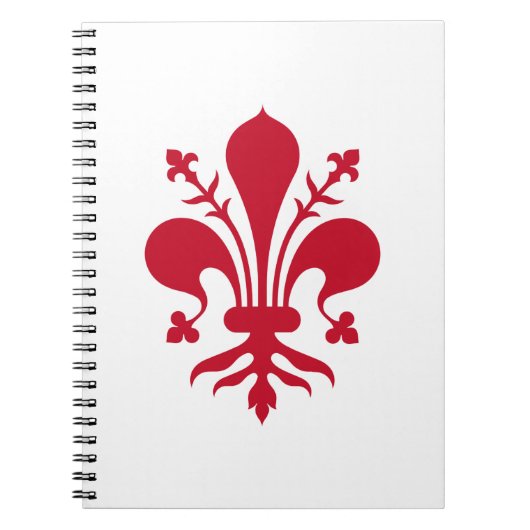 Notebook with Flag of Florence，イタリア ノートブック (正面)