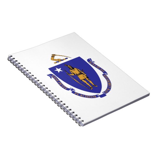 Notebook with Flag of Massachusetts州 ノートブック (右側)