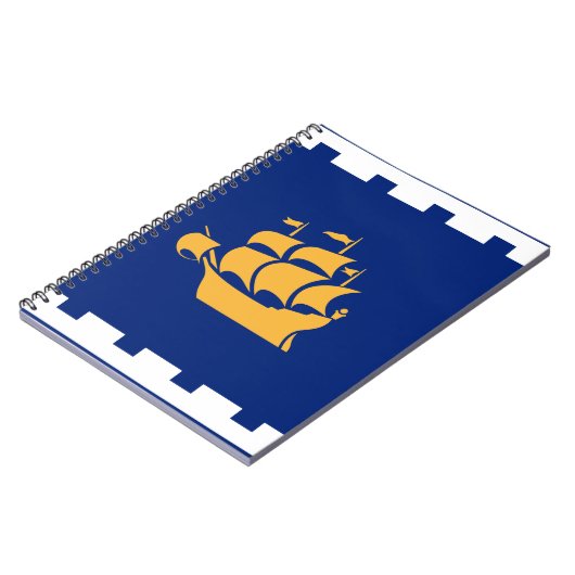 Notebook with flag of Quebec City ノートブック (左側)