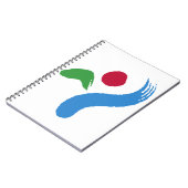 Notebook with Flag of Seoul, South Korea ノートブック (左側)