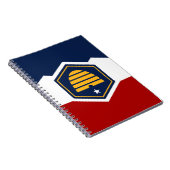 Notebook with Flag of Utah, USA ノートブック (右側)