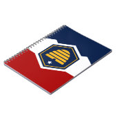 Notebook with Flag of Utah, USA ノートブック (左側)